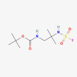 tert-butyl N-{2-[(fluorosulfonyl)amino]-2-methylpropyl}carbamate