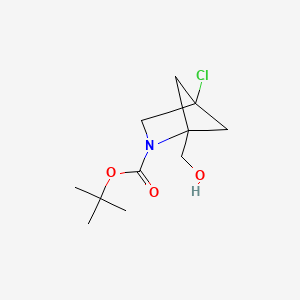 Tert-butyl 4-chloro-1-(hydroxymethyl)-2-azabicyclo[2.1.1]hexane-2-carboxylate