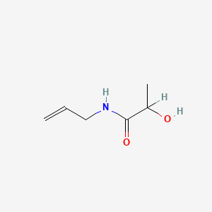 molecular formula C6H11NO2 B1346153 2-羟基-n-(丙-2-烯-1-基)丙酰胺 CAS No. 6280-16-6