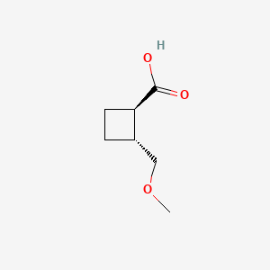 rac-(1R,2R)-2-(methoxymethyl)cyclobutane-1-carboxylic acid