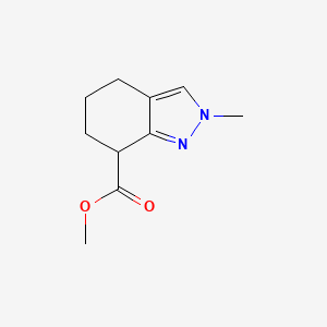 methyl 2-methyl-4,5,6,7-tetrahydro-2H-indazole-7-carboxylate