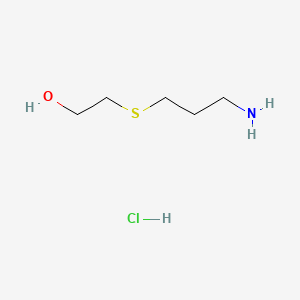 2-[(3-Aminopropyl)sulfanyl]ethan-1-ol hydrochloride