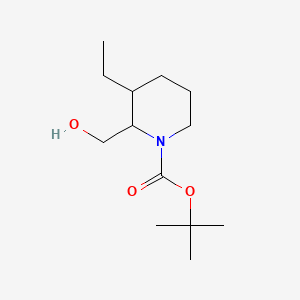 Tert-butyl 3-ethyl-2-(hydroxymethyl)piperidine-1-carboxylate