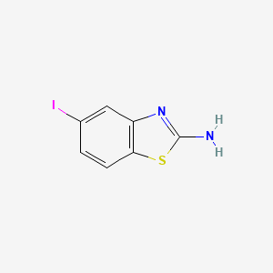 molecular formula C7H5IN2S B13461639 5-Iodobenzo[d]thiazol-2-amine 