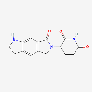 3-(7-Oxo-1,2,3,5-tetrahydropyrrolo[3,4-f]indol-6-yl)piperidine-2,6-dione