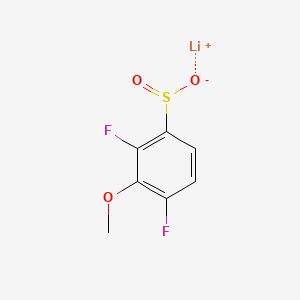 Lithium(1+)2,4-difluoro-3-methoxybenzene-1-sulfinate