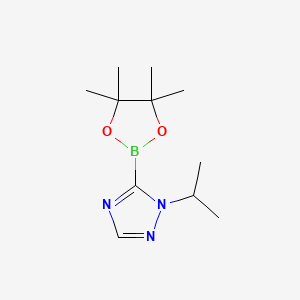 1-Propan-2-yl-5-(4,4,5,5-tetramethyl-1,3,2-dioxaborolan-2-yl)-1,2,4-triazole