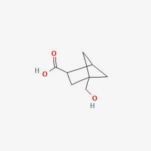 4-(Hydroxymethyl)bicyclo[2.1.1]hexane-2-carboxylic acid