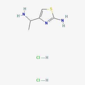 4-(1-Aminoethyl)-1,3-thiazol-2-amine dihydrochloride