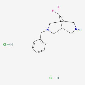 3-Benzyl-9,9-difluoro-3,7-diazabicyclo[3.3.1]nonane dihydrochloride