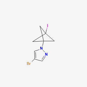 4-bromo-1-{3-iodobicyclo[1.1.1]pentan-1-yl}-1H-pyrazole