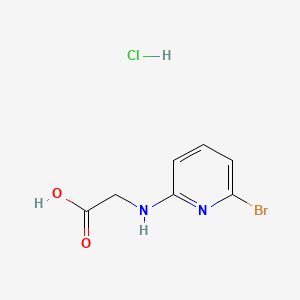 2-[(6-Bromopyridin-2-yl)amino]acetic acid hydrochloride