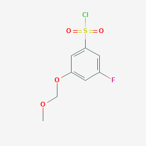 3-Fluoro-5-(methoxymethoxy)benzene-1-sulfonyl chloride