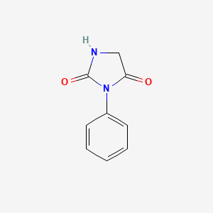 molecular formula C9H8N2O2 B1346244 3-Phenylimidazolidine-2,4-dione CAS No. 2221-13-8