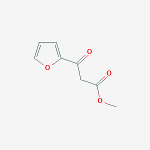 molecular formula C8H8O4 B1346251 Methyl 2-furoylacetate CAS No. 615-06-5