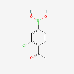 (4-Acetyl-3-chlorophenyl)boronic acid