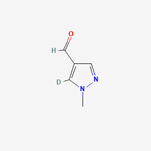 1-methyl(5-2H)-1H-pyrazole-4-carbaldehyde