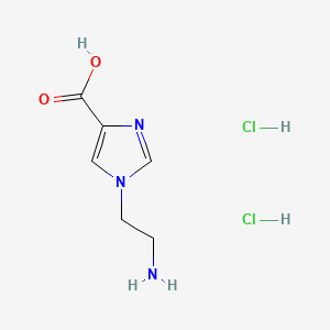 1-(2-aminoethyl)-1H-imidazole-4-carboxylic acid dihydrochloride