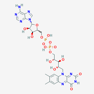 molecular formula C27H33N9O15P2 B134626 Flavin adenine dinucleotide CAS No. 146-14-5