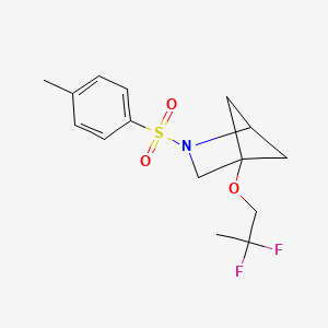 4-(2,2-Difluoropropoxy)-2-(4-methylbenzenesulfonyl)-2-azabicyclo[2.1.1]hexane