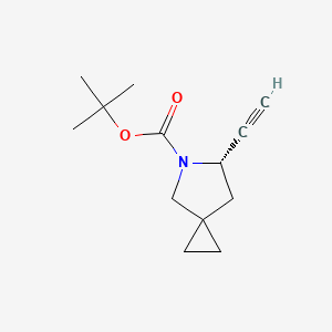 Tert-butyl (S)-6-ethynyl-5-azaspiro[2.4]heptane-5-carboxylate