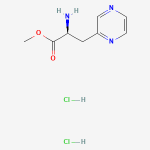 methyl (2S)-2-amino-3-(pyrazin-2-yl)propanoate dihydrochloride