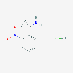 1-(2-Nitrophenyl)cyclopropan-1-amine hydrochloride