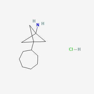 3-Cycloheptylbicyclo[1.1.1]pentan-1-amine hydrochloride