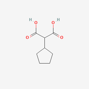 molecular formula C8H12O4 B1346267 Cyclopentylmalonic acid CAS No. 5660-81-1