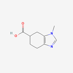 3-Methyl-4,5,6,7-tetrahydrobenzimidazole-5-carboxylic acid