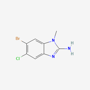 6-bromo-5-chloro-1-methyl-1H-1,3-benzodiazol-2-amine