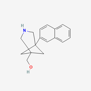 [5-(Naphthalen-2-yl)-3-azabicyclo[3.1.1]heptan-1-yl]methanol