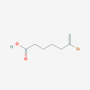 molecular formula C7H11BrO2 B1346283 6-Bromo-6-heptenoic acid CAS No. 732248-47-4