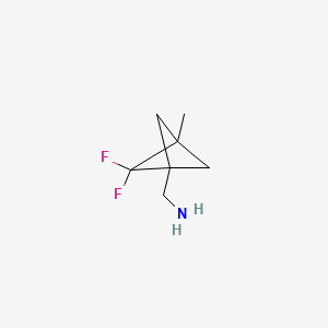 1-{2,2-Difluoro-3-methylbicyclo[1.1.1]pentan-1-yl}methanamine