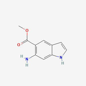 6-amino-1H-indole-5-carboxylic acid methyl ester