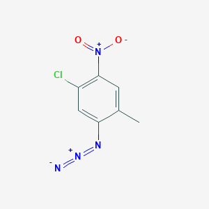 1-Azido-5-chloro-2-methyl-4-nitrobenzene