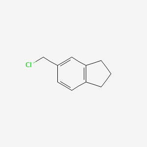 molecular formula C10H11Cl B1346334 5-(氯甲基)-2,3-二氢-1H-茚烯 CAS No. 18775-42-3