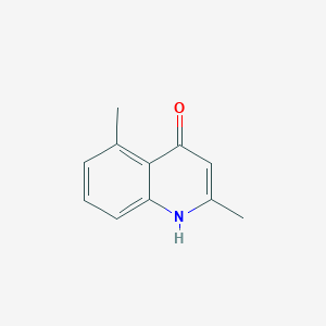 molecular formula C11H11NO B1346335 2,5-Dimethylquinolin-4(1h)-one CAS No. 15644-83-4