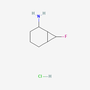 7-Fluorobicyclo[4.1.0]heptan-2-amine hydrochloride