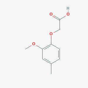 molecular formula C10H12O4 B1346338 (2-甲氧基-4-甲基苯氧基)-乙酸 CAS No. 6270-23-1