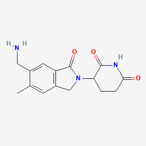 3-[6-(Aminomethyl)-5-methyl-1-oxo-isoindolin-2-yl]piperidine-2,6-dione