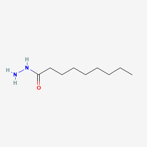 molecular formula C9H20N2O B1346340 Nonanohydrazide CAS No. 3338-51-0