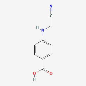 molecular formula C9H8N2O2 B1346341 4-(氰基甲基氨基)苯甲酸 CAS No. 6275-82-7