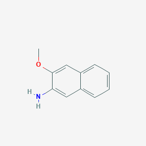 molecular formula C11H11NO B1346342 3-甲氧基萘-2-胺 CAS No. 67291-63-8