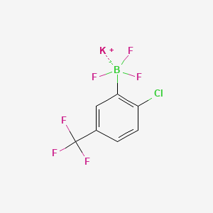 Potassium [2-chloro-5-(trifluoromethyl)phenyl]trifluoroboranuide