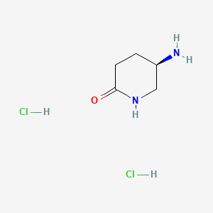 (5R)-5-aminopiperidin-2-one dihydrochloride