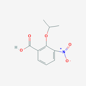 molecular formula C10H11NO5 B1346344 3-硝基-2-丙-2-氧基苯甲酸 CAS No. 81957-22-4