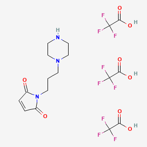 1-[3-(piperazin-1-yl)propyl]-2,5-dihydro-1H-pyrrole-2,5-dione, tris(trifluoroacetic acid)