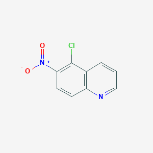 molecular formula C9H5ClN2O2 B1346353 5-氯-6-硝基喹啉 CAS No. 58416-32-3