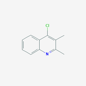 molecular formula C11H10ClN B1346354 4-氯-2,3-二甲基喹啉 CAS No. 63136-62-9